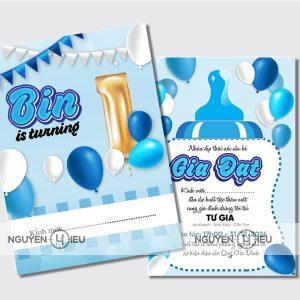 Thiệp sinh nhật Nguyễn Hiếu thiết kế